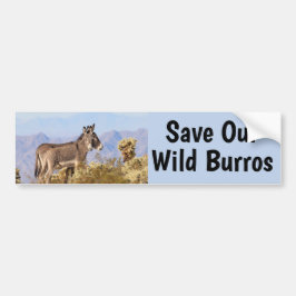 Rett Our Wild Burros Autoaufkleber