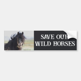 Rett Our Wild Horses Jetstream Autoaufkleber