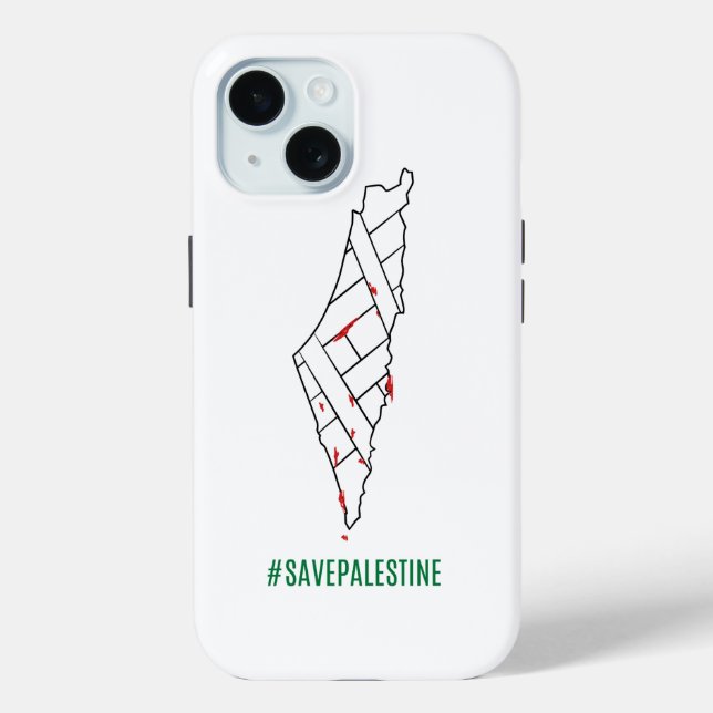 Rett Palestine bleding map - Freedom for Palestin Case-Mate iPhone Hülle (Rückseite)