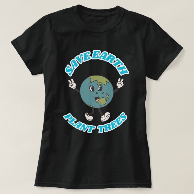 Rett Pflanze Bäume Frauen T - Shirt (Design vorne)