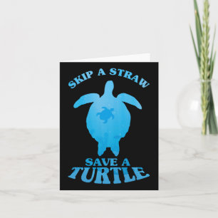 Rett Schildkröten Sauberes Meer Rette Tagesangebot Karte