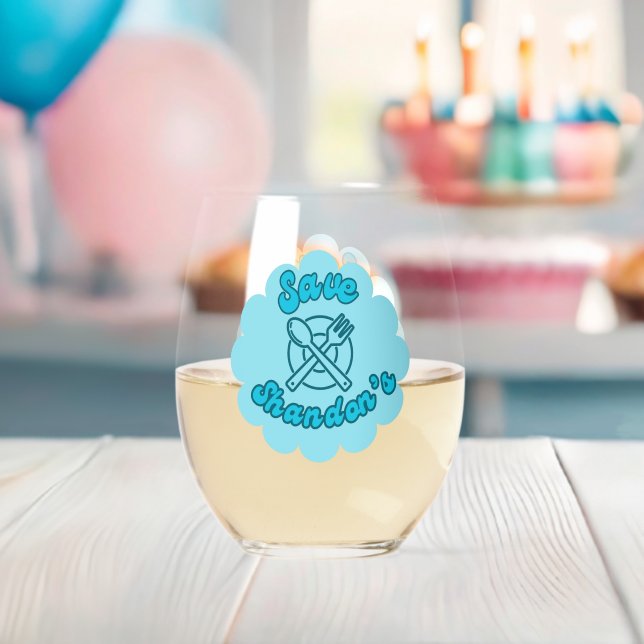 RETT SHANDON'S - Rob's Diner - The Crossing Weinglas Ohne Stiel (Insitu (Baby Party))
