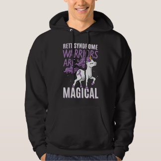 Rett-Syndrom-Bewusstsein RTT-Krieger lila Band Hoodie