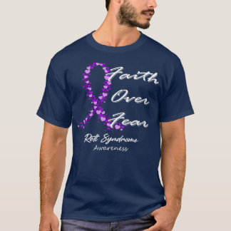 Rett Syndrome Awareness-Feith over Angst in dieser T-Shirt
