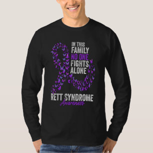 Rett Syndrome Awareness Month Butterflies Lila R T-Shirt
