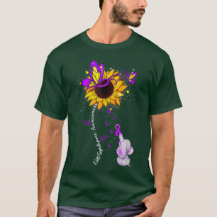 Rett Syndrome Awareness Sonnenblumen Elephant Men T-Shirt