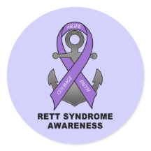 Rett Syndrome Awareness with Anchor of Hope