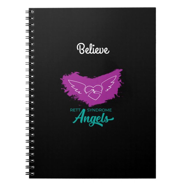 Rett Syndrome Spiral Notebook Notizblock (Vorderseite)