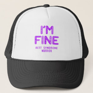 Rett Syndrome Warrior - I AM FINE Truckerkappe