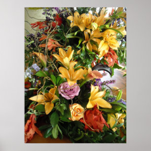 Rett-the-Date/Hochzeit im Herbst-Bouquet Poster