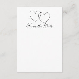 rett-the-Date-Karten "Blockierte Herzen" Save The Date