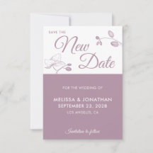 Rett The New Date Hochzeitsaufschub