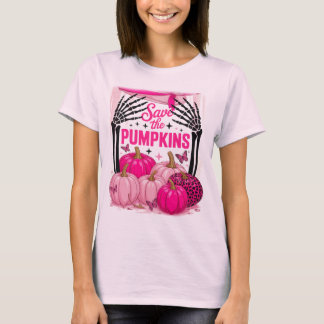 Rett The Pumpkins - Brustkrebs-Bewusstsein T-Shirt