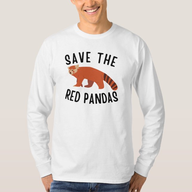 Rett The Red Pandas T-Shirt (Vorderseite)