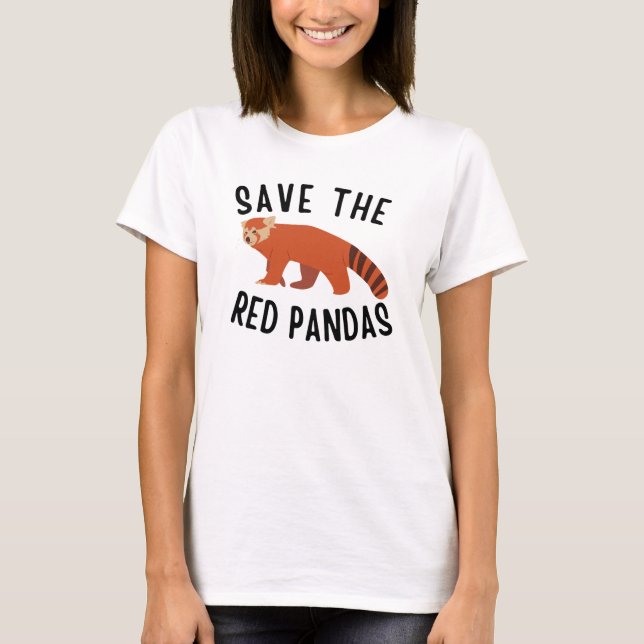 Rett The Red Pandas T-Shirt (Vorderseite)