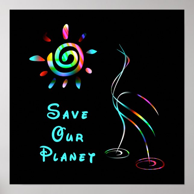 Rett unser Planet Poster (Vorne)