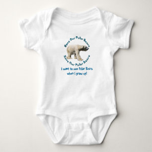 Rett Unser Polar Bears Baby will Polar Bears zu se Baby Strampler