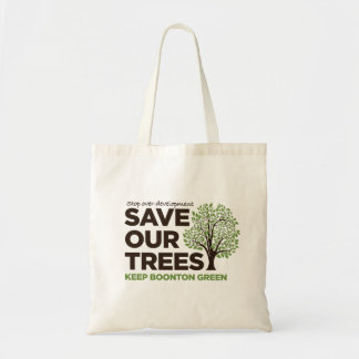 Rett unsere Bäume - Behalt Boonton Green, Tote Bag Tragetasche