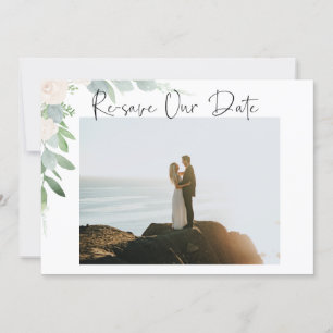 Rett unsere Datumskarte - Aquarellfarben Save The Date