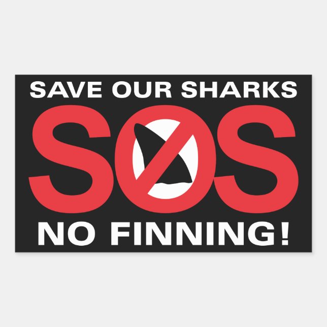 Rett unsere Haie ohne Finish Sticker glänzend (Vorderseite)