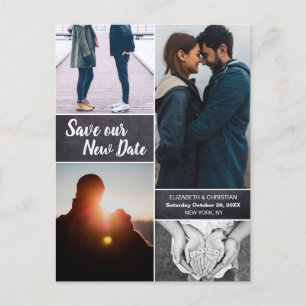 Rett unsere neuen Date Wedding Postkarten mit mode