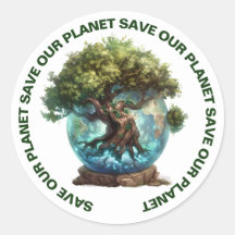 Rett unsere Planet-Aufkleber