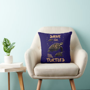 Rett unsere Schildkrötenkissen - Dekoration zum Sc Kissen
