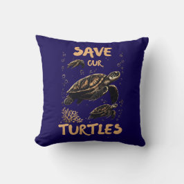 Rett unsere Schildkrötenkissen - Dekoration zum Sc Kissen