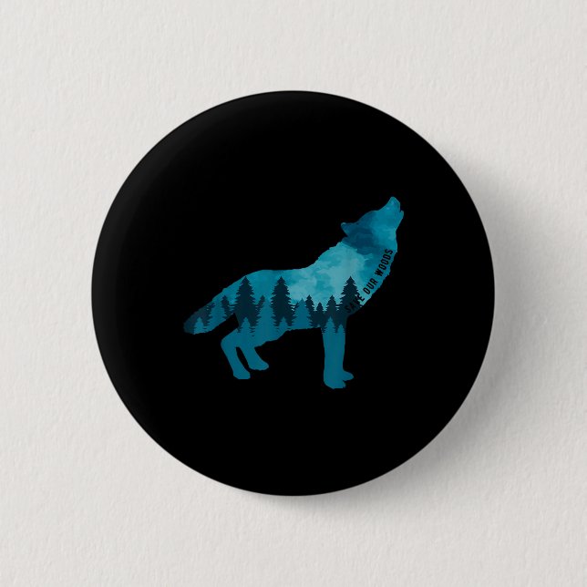 Rett unsere Woods Environmental Protection Howling Button (Vorderseite)
