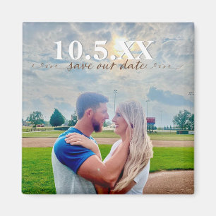 rett unseren Datumskorb Hochzeitsmagnet Magnet