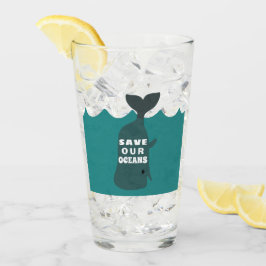 Rett unseren Ozeanwald Glas