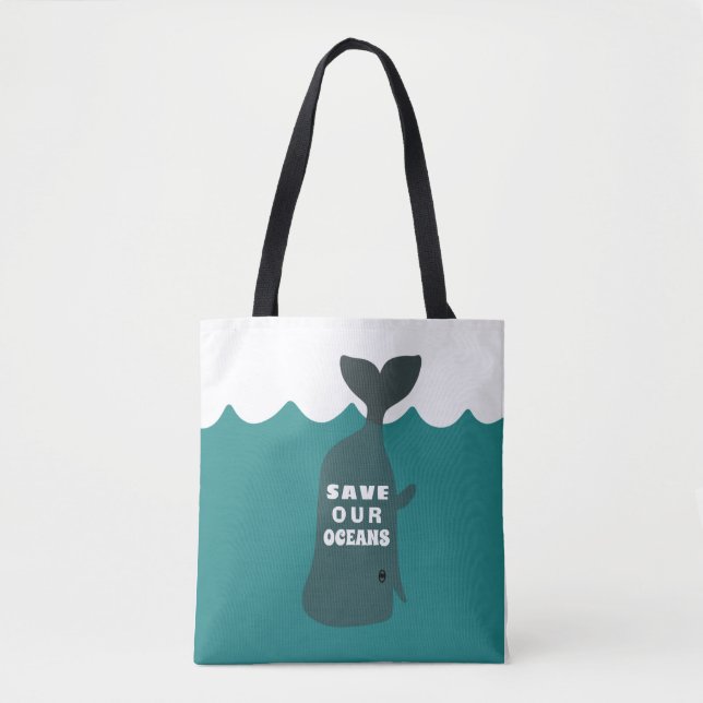 Rett unseren Ozeanwald Tasche (Vorderseite)