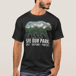 Rett unseren Parks Resist Nationalpark Schützen AL T-Shirt