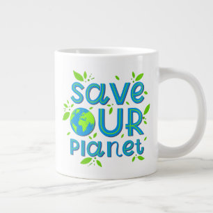 Rett unseren Planeten Jumbo-Tasse
