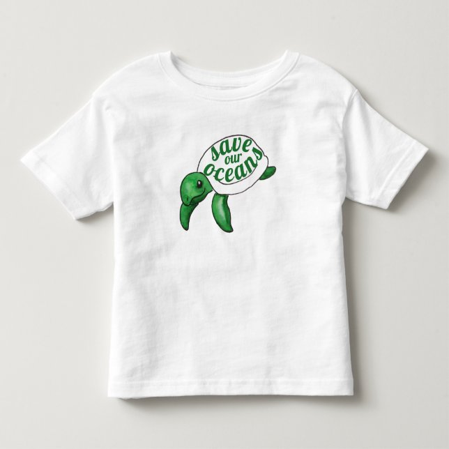 Rett unserer Meeresschildkröte Kleinkind T-shirt (Vorderseite)