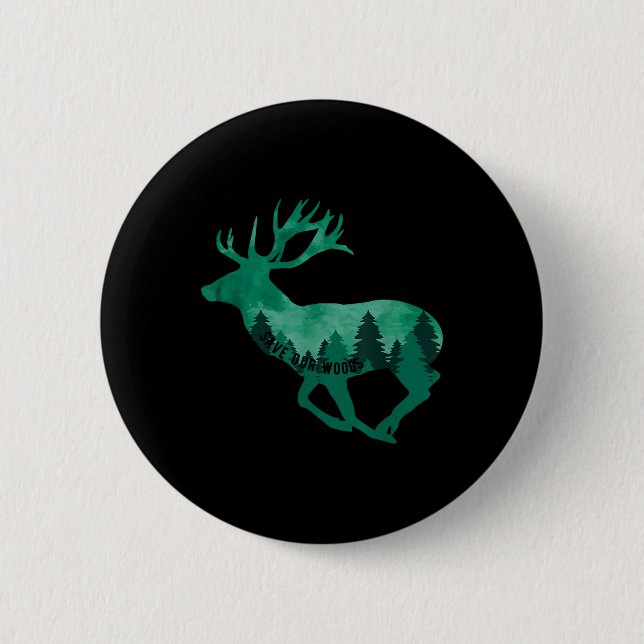 Rett unserer Waldschutzanlage Button (Vorderseite)
