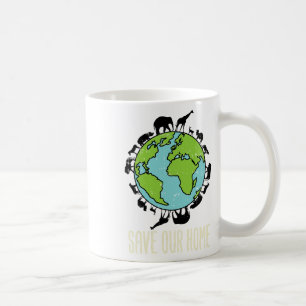 Rett unserer Zuhause Animals Wildlife Conservation Kaffeetasse