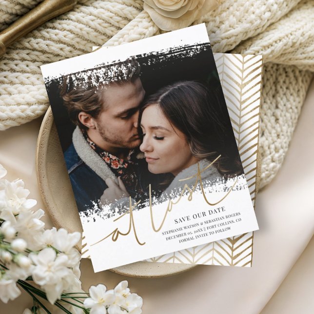 Rett unseres Datums Foto Gold & White (Von Creator hochgeladen)