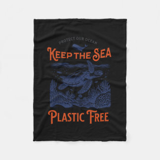 Rett unseres Meeres Fleecedecke