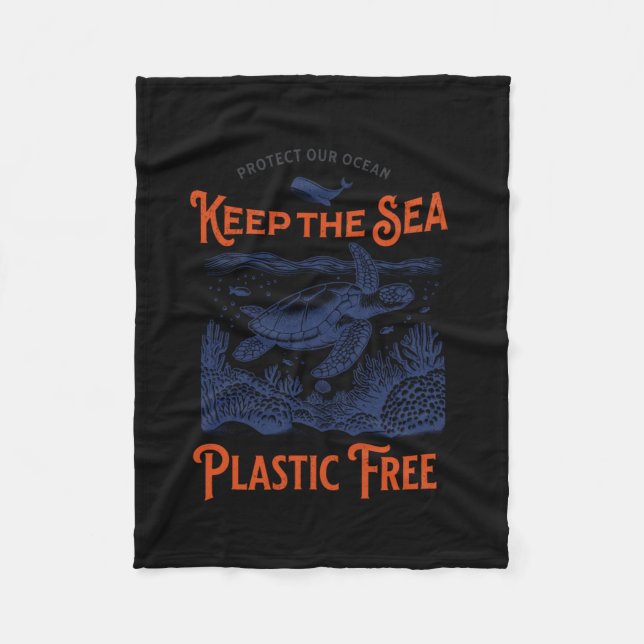 Rett unseres Meeres Fleecedecke (Vorderseite)