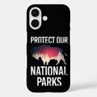 Rett unseres Parks Retro Bison Explore Resist