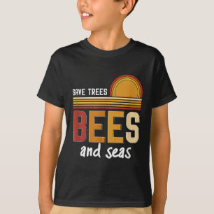 Rett von Bienen und Meeresumwelt T-Shirt