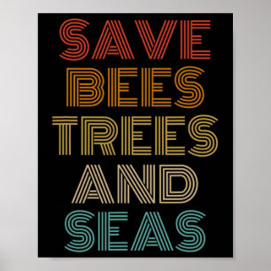 Rett von Bienen und Seehühnern Poster