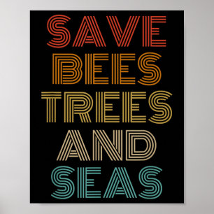 Rett von Bienen und Seehühnern Poster