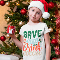 Rett Water Drink Kakao Funny Christmas Winter