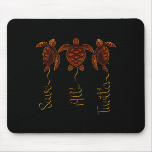 Rette alle Meeresschildkröten Mousepad