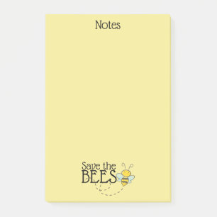 Rette die Bienen Post-It Notizen