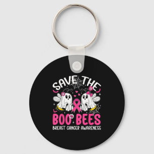 Rette Die Ees Boo Bees Brustkrebs Halloween Frauen Schlüsselanhänger