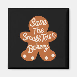 Rette die kleine Weihnachtsstadt Kery Lebkuchen We Magnet