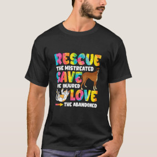 Rette die Misshandelten Rette die Verletzten Katze T-Shirt